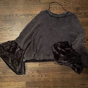 Free people Charcoal Sweater